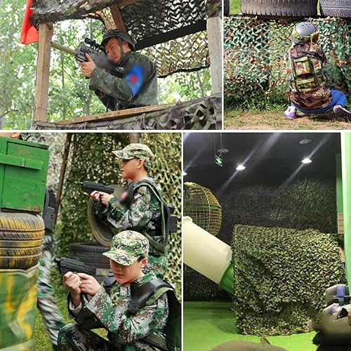 Miniatura 8 de KDDEON Militar Anti-aéreo camping al aire libre Tiro Caza cubierta de coche Jungle Camo Netting,Jardín Terraza Infantil Decoración de poliéster