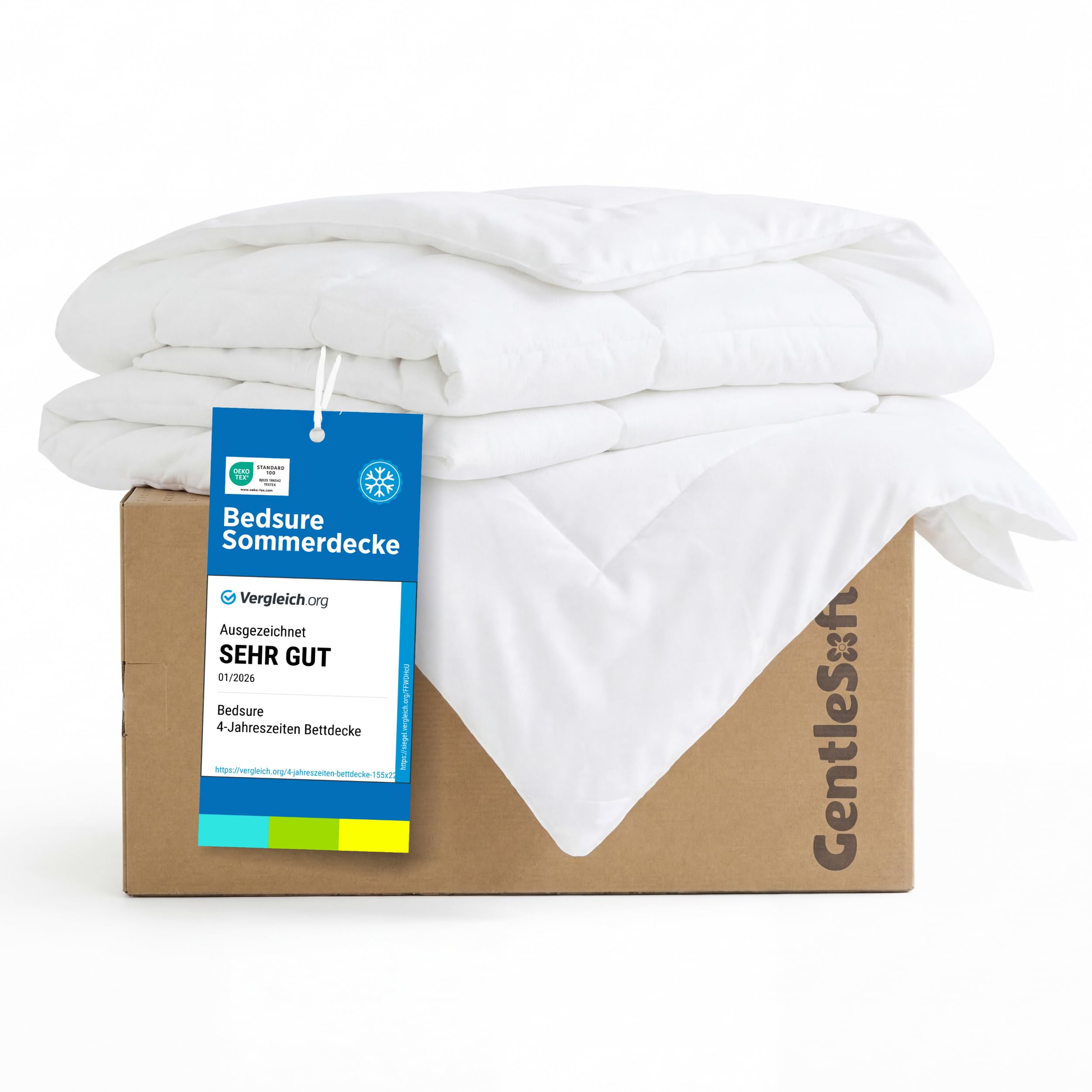 BEDSURE Bettdecke Ganzjahresdecke Steppdecke für Winter/Sommer/Vierjahreszeiten