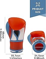 Vista 20 de AQKILO Guantes de boxeo mini marionetas de dedo, ¡elimina tu estrés! Weird Stuff Random White Elephant Gifts (dorado)