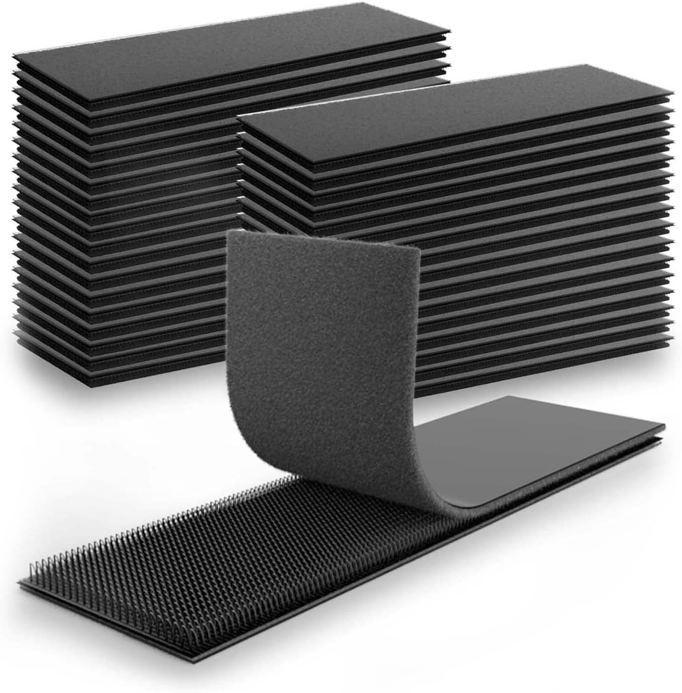 UNISAME Hook and Loop Strips with Adhesive 27 Sets, Strong