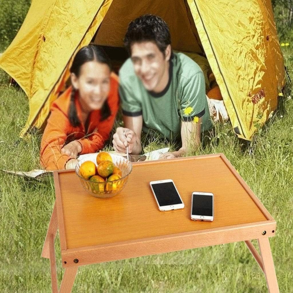 VejiA Foldable Laptop Table, Large Size Laptop Tray Desk Foldable Bed Table Tray, Breakfast Serving Tray Gaming Writing 4 Leg Locks