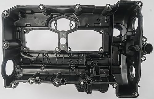 Miniatura 7 de Kit de tapa de válvula de motor N20 con junta, pernos y tapa de llenado de aceite compatible con BMW 228i 320i 328i 328i 328i GT xDrive 428i 528i X1