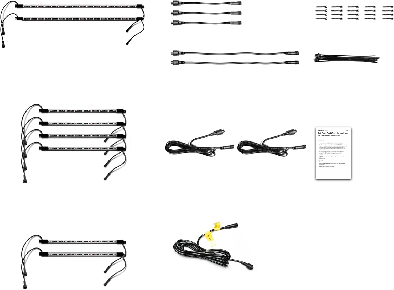 SoundExtreme by ECOXGEAR ExtremeStrip Roof Golf Cart Underglows Waterproof Dirt Proof LEDCast Compatible LED Accent Lighting