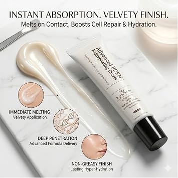 PDRN Rejuvenating Cream,PDRN Face Moisturizer,Day & Night Cream For Women Anti Aging Skin Care Face Cream,Lightweight Korean Face Moisturizer for Strengthening Skin Barrier,0.7 Fl Oz