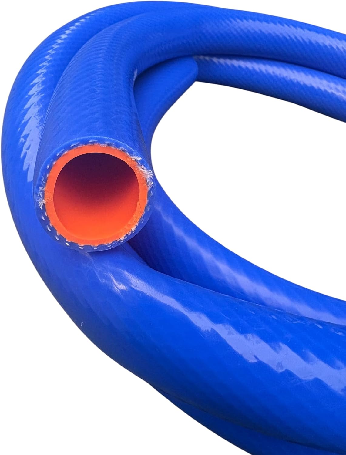 1" Silicone Heater Hose 10ft Roll – High-Temperature, Flexible, Durable, Multi-Purpose Automotive & Industrial Hose – Blue/Orange