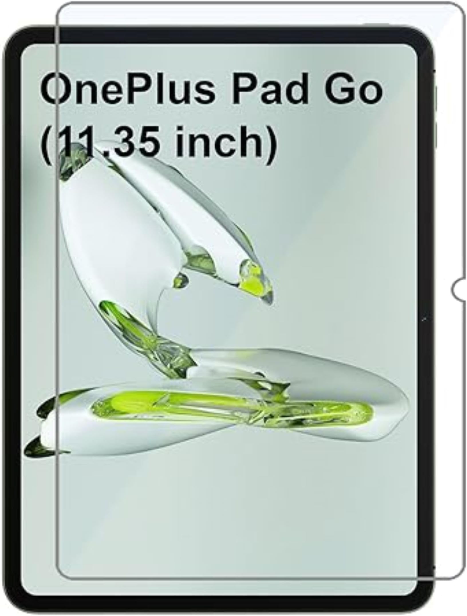 Tempered Glass Screen Protector For Oneplus Pad Go 11.35 Inch Tablet [Scratch Resistant] [Easy Installation] [Bubble Free] [1-Pack]
