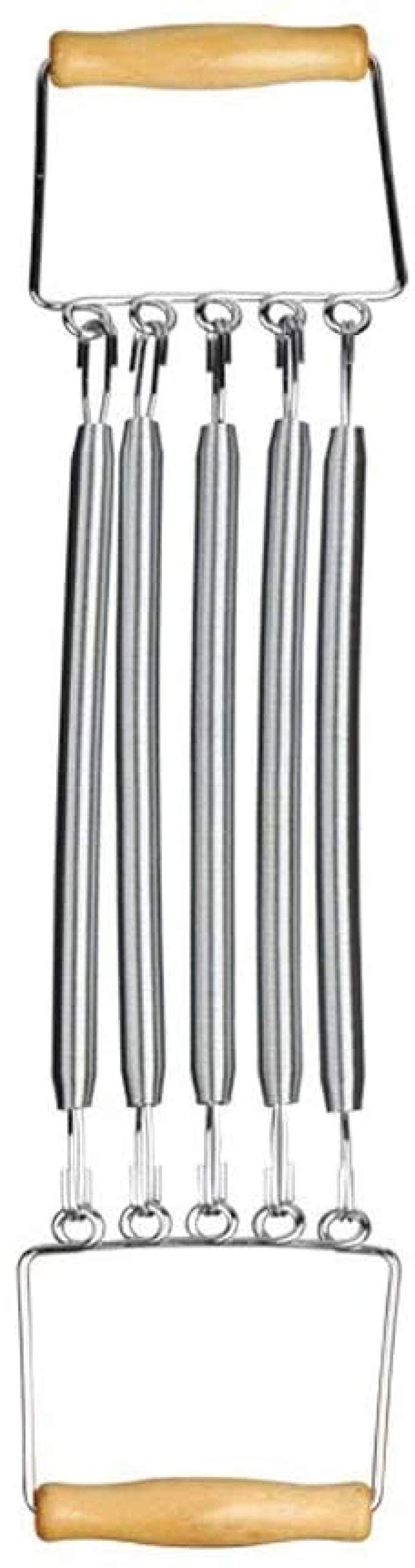 CLQ Brust-Expander 1St. Verstellbarer Brust-Expander 5-Feder-Fitnessstudio Metall-Brust-Expander Pull Stretcher Muscle Training