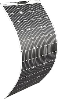 Panel słoneczny 100W 18V Elastyczny Moduł solarny Monokrystaliczna ładowarka solarna do niezależnego od sieci systemu/instalacji wyspowych/przenośnej