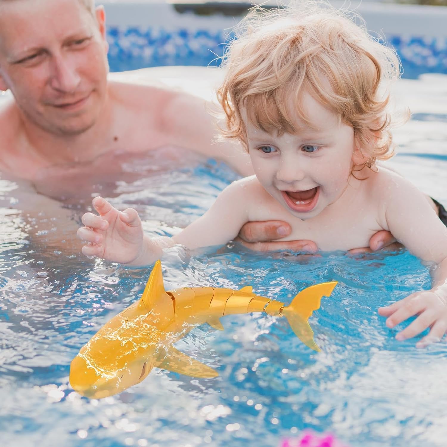 Generico Toy Sharks | Water Game for Parents and Children, RC Sharks for Pool, for Birthday Christmas New Year Beach Pool Indoor Outdoor and Bath