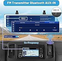 Vista 6 de Cámara de salpicadero de 11.26 pulgadas, cámara de espejo retrovisor frontal y trasero, pantalla automática inalámbrica CarPlay Android, cámara