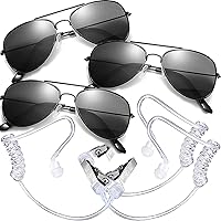 Vista 8 de Ring Wedding Bearer Security: Sun Glasses + EarPiece Cosplay + Badge Police Fbi
