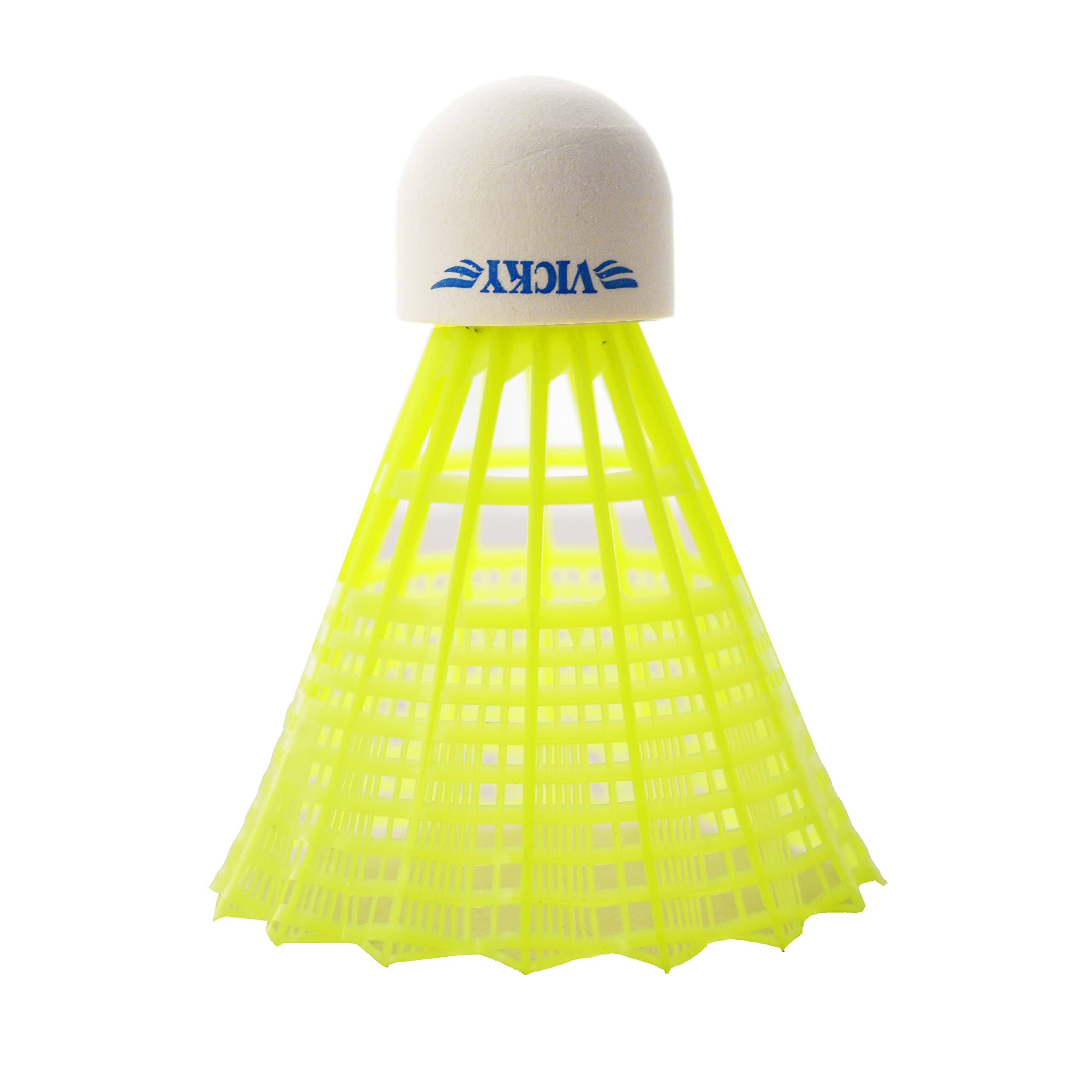 Vicky Bird Plus Badminton Shuttlecock Synthetic (Pack of 6, Multicolor)