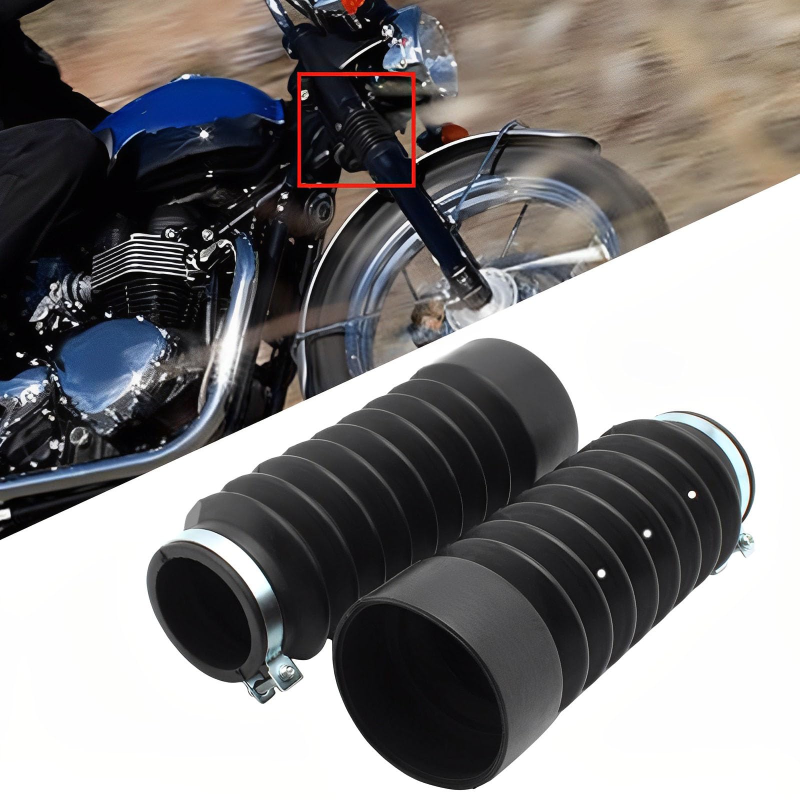 Soffietti forcella anteriore parapolvere per Triumph T100 Hinkley Bonneville 2001-2013