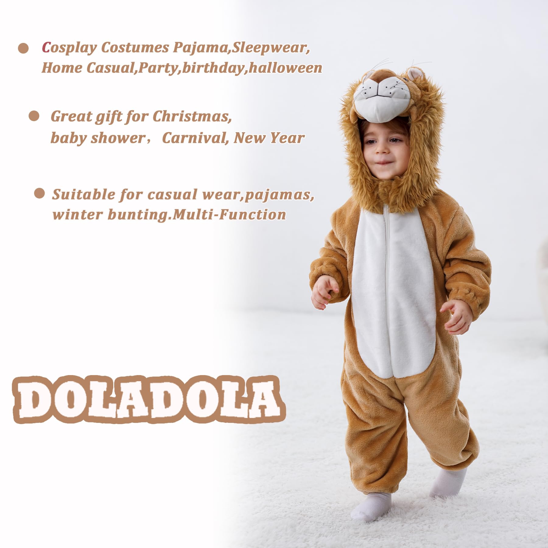 Barboteuse Animale à Capuchon pour Fille de bébé garçon BéBé Grenouillères Animal Pyjama Combinaison Barboteuse Enfant Filles Costume