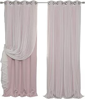 Best Lace Tulle Overlay Blackout Curtain Panel Of 2020 Top Rated