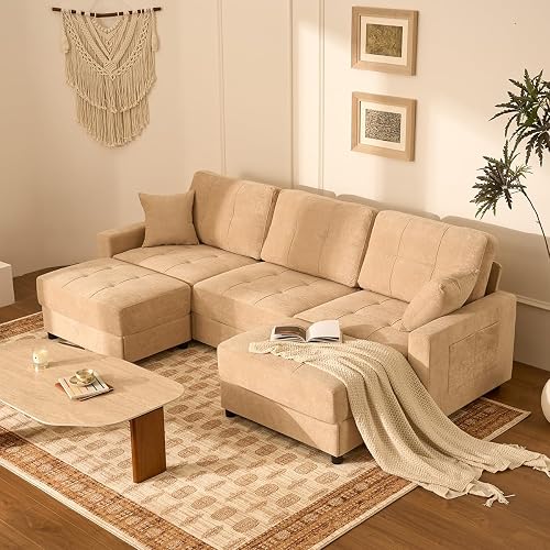 112&quot U Shaped Modular Cloud Sectional product photo (Sofas & Sectionals) — ScooterReviewPro review