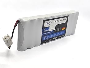 GLK-Technologies® High Power Replacement Battery 12 V / 2200 mAh up to 1000 Recharge Cycles Roto ZEL for Roto-Tronic Roof Window WDT SF ZRO SF ZMA SF WDT-S RT2 SF G2 / G3 / G4 2025 BJ