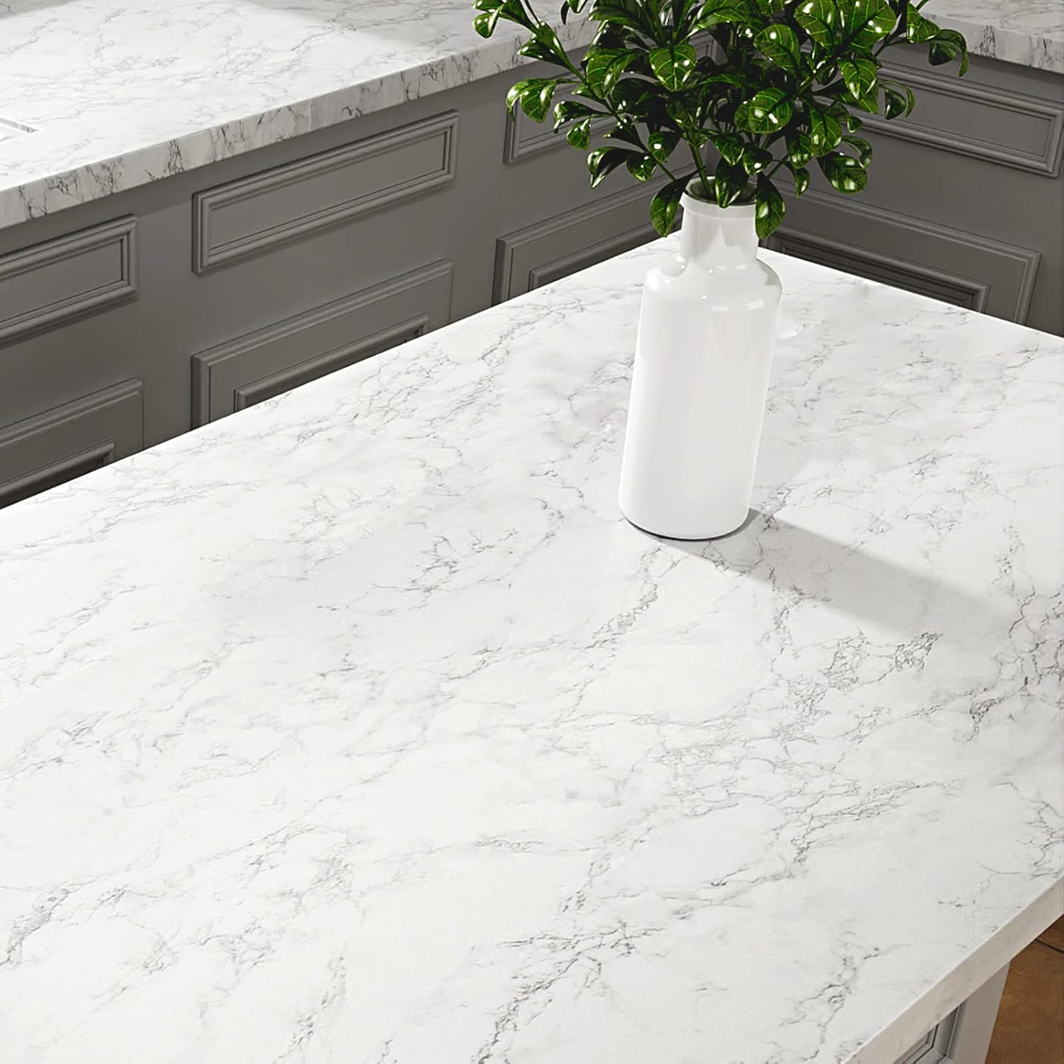Stickyart 36"x160" Removable Marble Countertop Peel and Stick Marble Contact Paper Decorative