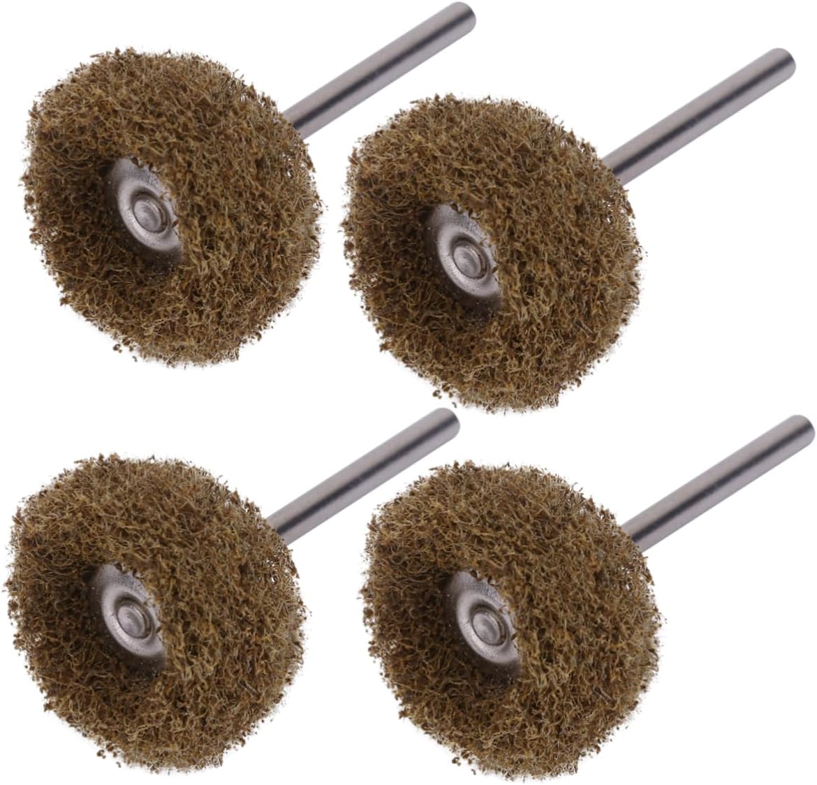 Mipcase 50Pcs Scouring Pad Polishing Head for Metal Cavities Grinding