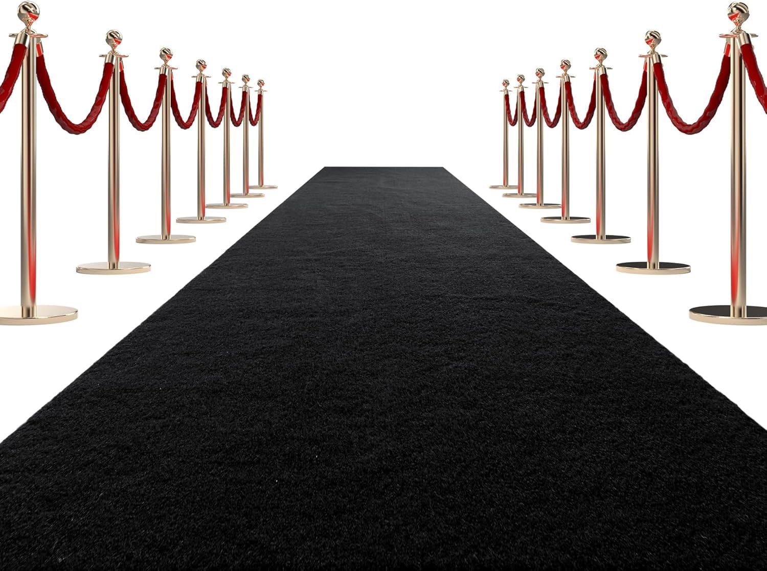 Shanno Carpet Solid Nylon Floor Runner Carpet for Awards Night Party and Church Decoration Size (5 feet x 80 feet)