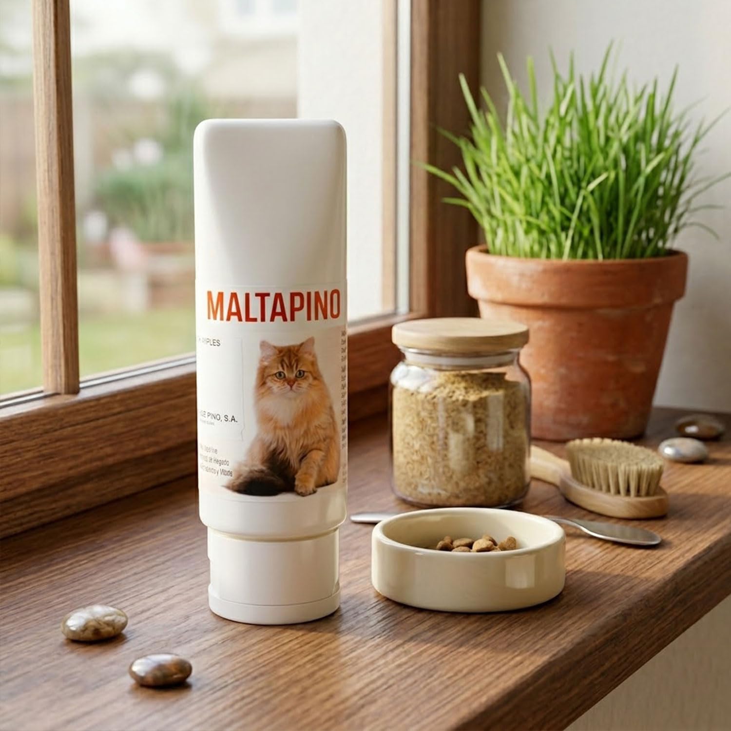 Laboratorios Pino Malta Pino Pasta Nutritiva para Gatos con Taurina y Aceite de Hígado de Bacalao – Fuente de Omega 3 – Alta Palatabilidad
