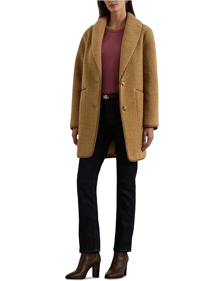 Lauren Ralph Lauren Sherpa W Trim 2 Bttn - #5 of 5