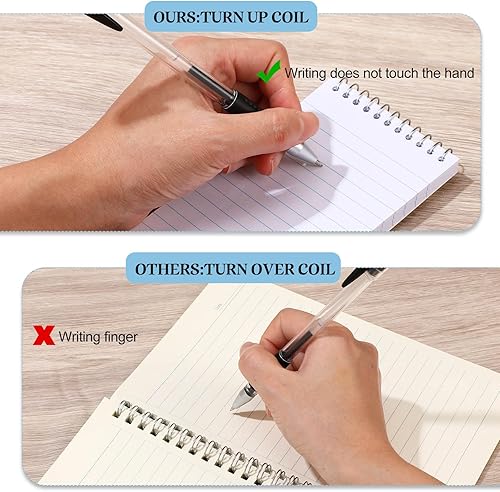 Miniatura 6 de Cholemy Paquete de 50 cuadernos pequeños de 3 x 5 pulgadas, mini cuadernos de bolsillo, mini cuadernos de bolsillo, cuadernos en espiral, blocs de