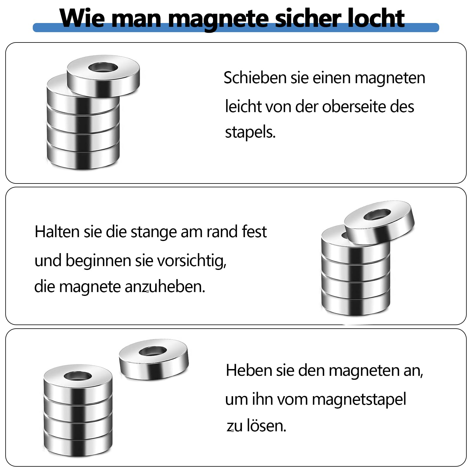 Lot De 312 Aimants En Néodyme Extra Puissants - 7 Tailles - Aimants