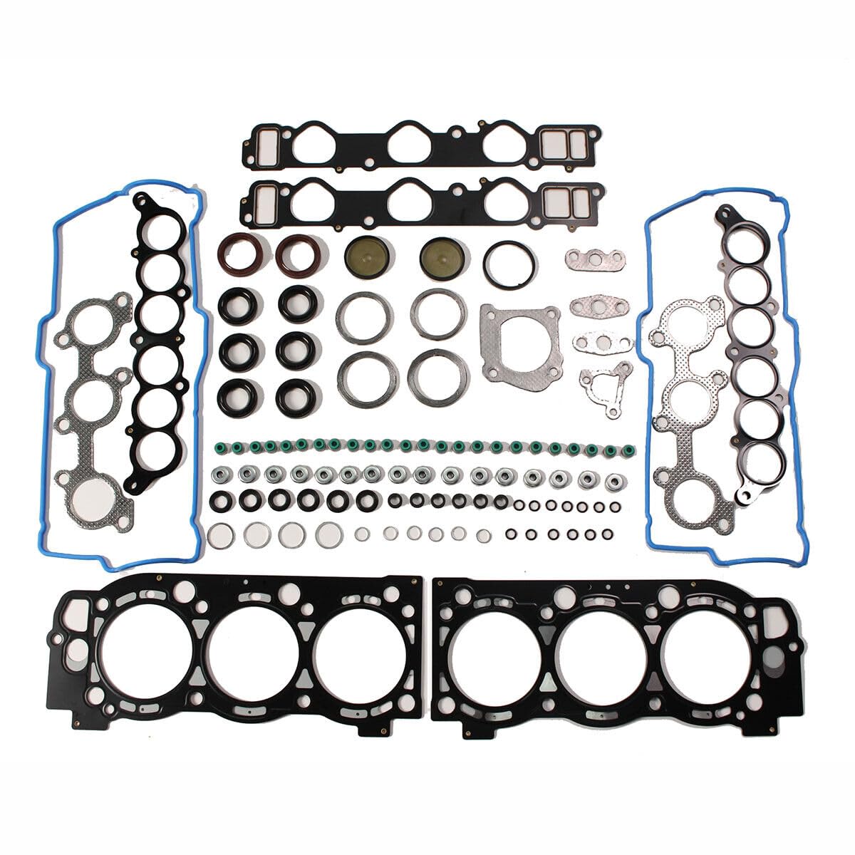 Photo 1 of AUCERAMIC MLS Cylinder Head Gasket Set Replacement for 1996-2002 Toyota 4runner 1995-1998 Toyota T100 1995-2004 Toyota Tacoma 20000-2004 Toyota Tundra 3.4L V6 DOHC 5VZFE HS9227PT-1