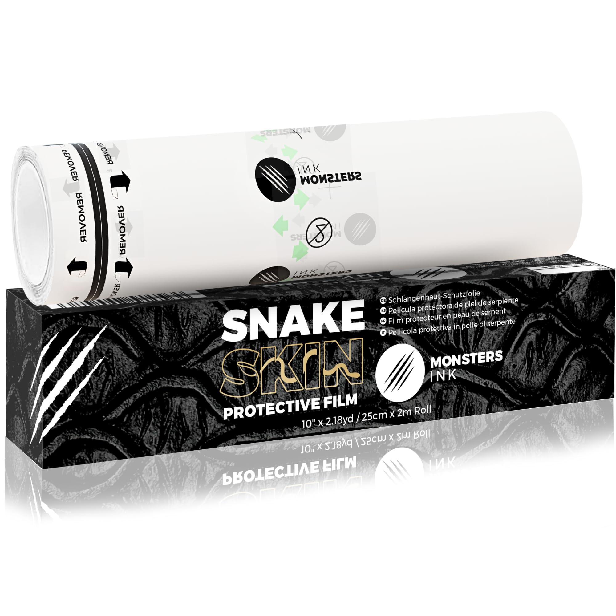 Matte Second Skin Tattoo Cover Aftercare Bandage, Tattoo Wrap Film, Protection Film & Waterproof Dressings (25cm x 2m Roll)