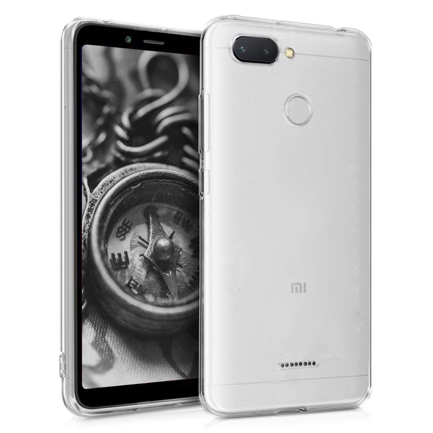 Microsonic Xiaomi Redmi 6 için Kılıf Transparent Soft Beyaz [Redmi 6 ile Uyumlu Kılıf - Beyaz]
