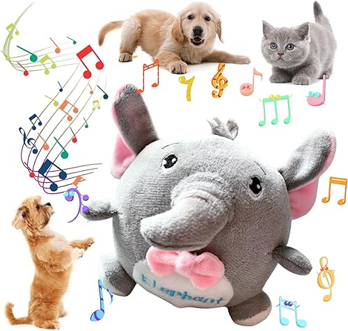 Miniatura 11 de Pelota de juguete interactiva para gatos, juguetes interactivos automáticos para gatos de interior con 3 colas, canto de pájaros, 3 modos, recién