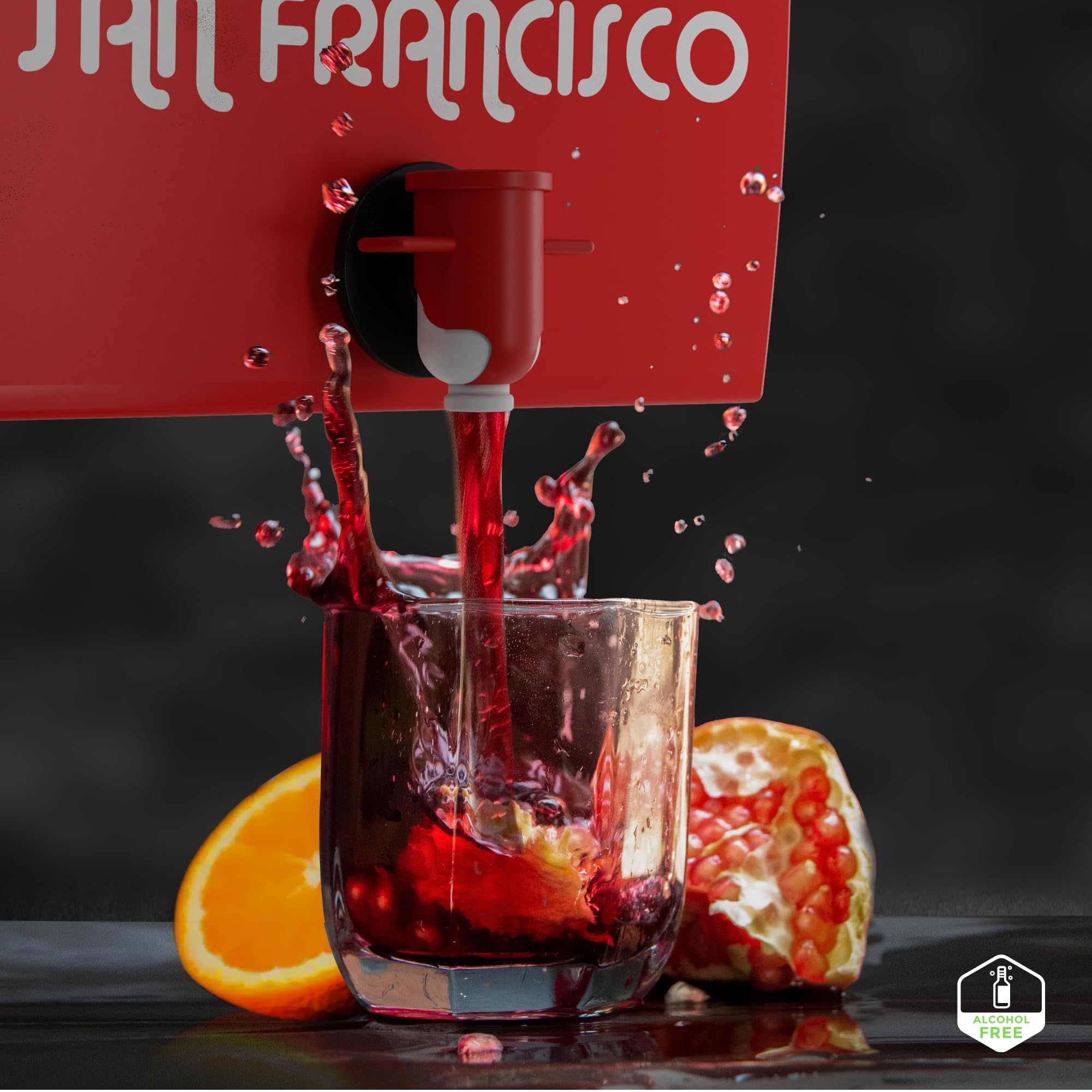 Concentrado Cóctel San Francisco Bag in Box 10 Kg (9L) Sin Alcohol que rinde 45L o más de 150 vasos Diluído en Agua y Hielo. Cocktail Más Rentable y Rápido en Menos Espacio. Por Destilerías Riojanas