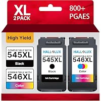 HALLOLUX PG-545XL CL-546XL Cartucce Compatibili per Canon 545 546 XL