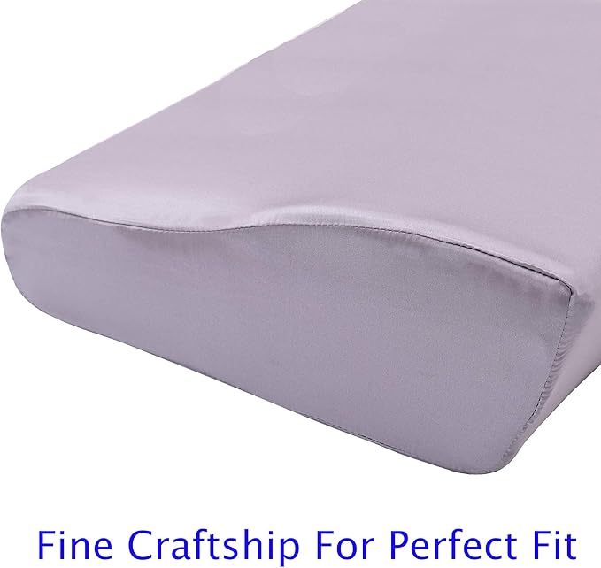 Funda de Almohada de Seda Pura 61 x 38 cm con Cierre miniatura 5