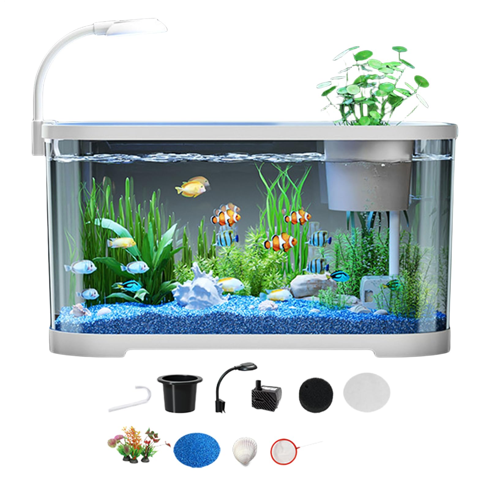 Kit Per Principianti Di Acquari, Generico, Kit Per Acquari, ABS, Acquario Per Principianti, Decorazioni Per Tartarughe Terrestri, Rane, Tartarughe