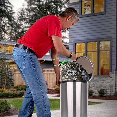 Miniatura 7 de Mint-X MintFlex - Bolsas de basura repelentes para roedores 33 galones 40 unidades