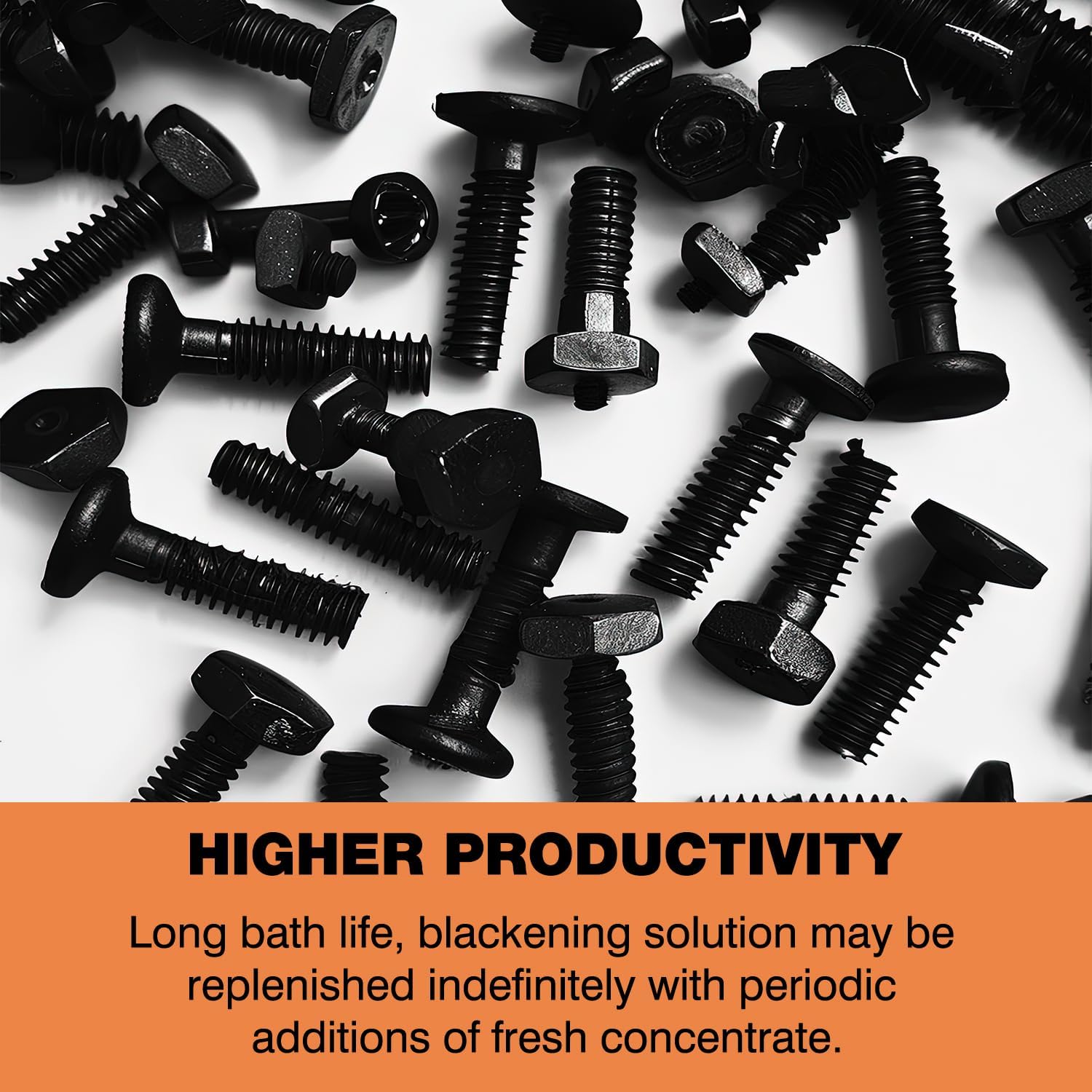 LIIZOUSUDA Black Oxide Coating Kit - Black Oxide Solution, Versatile Blackening Solution for Iron and Steel - Not Suitable for Stainless Steel Surfaces (1 Quart)