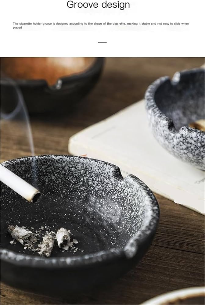 Amazon.co.jp: 業務用灰皿 和風陶器灰皿 家庭用 リビングルーム