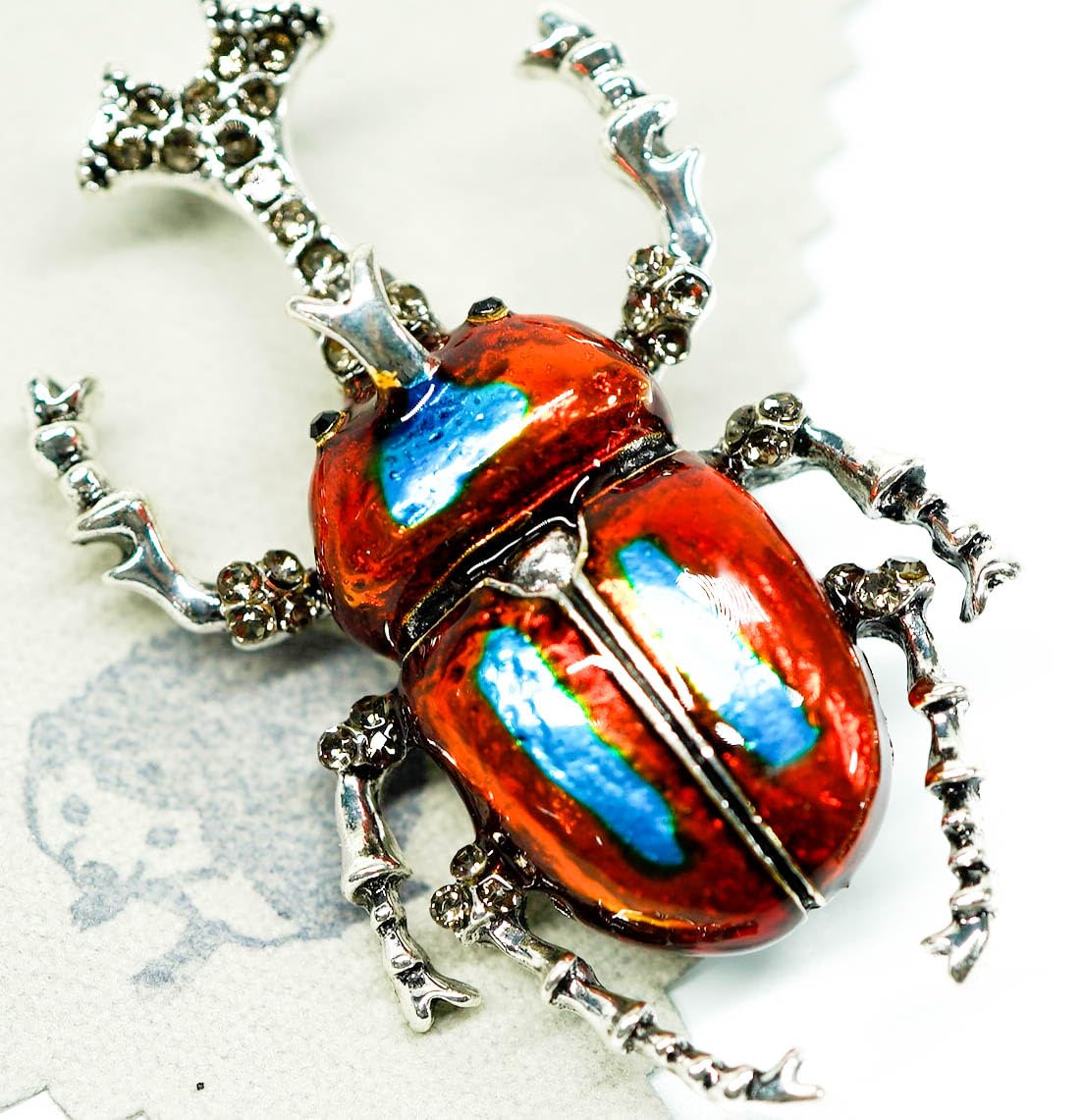 Amazon.co.jp: バッジ 動物 虫 カブトムシ ラペルピン ブローチ スーツ