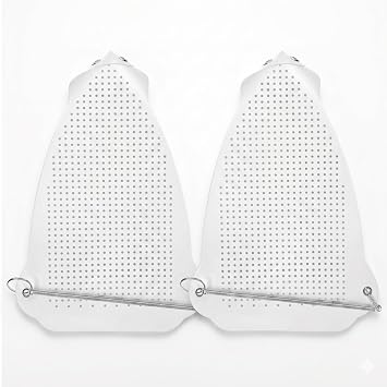 2 Piece of Easy-to-Install Soleplate Accessories Covers,Protector for Ironing,Ironing Cloth to Protect Clothes, Protective Cover,Stand Cover and Shoe Clover Mini