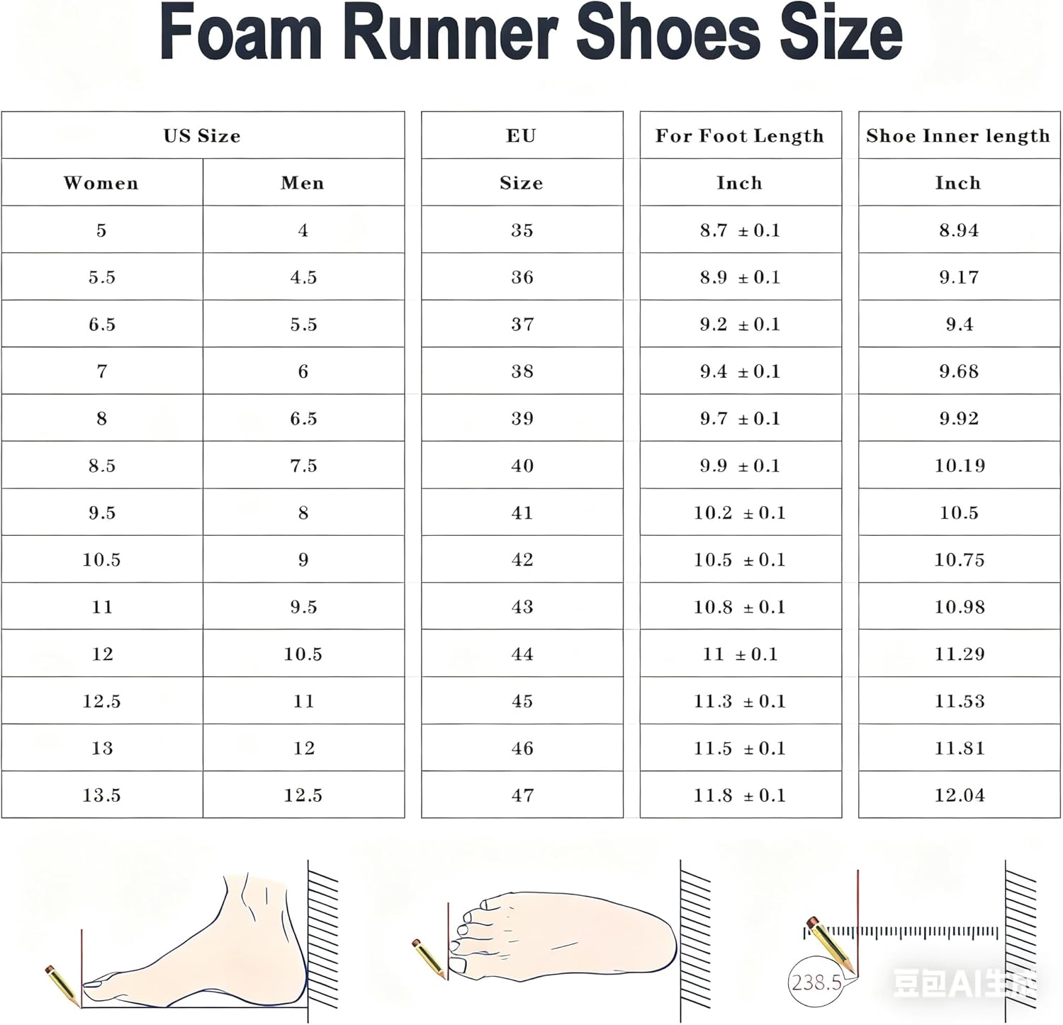 Foam Runners for Men Women Fashion Sneskers Casual Walking Shoes - Image 2