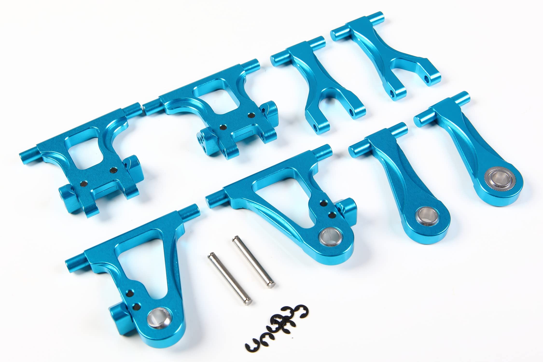 Amazon.com: CNC Aluminum TT-02 Front Rear Upper Lower Suspension