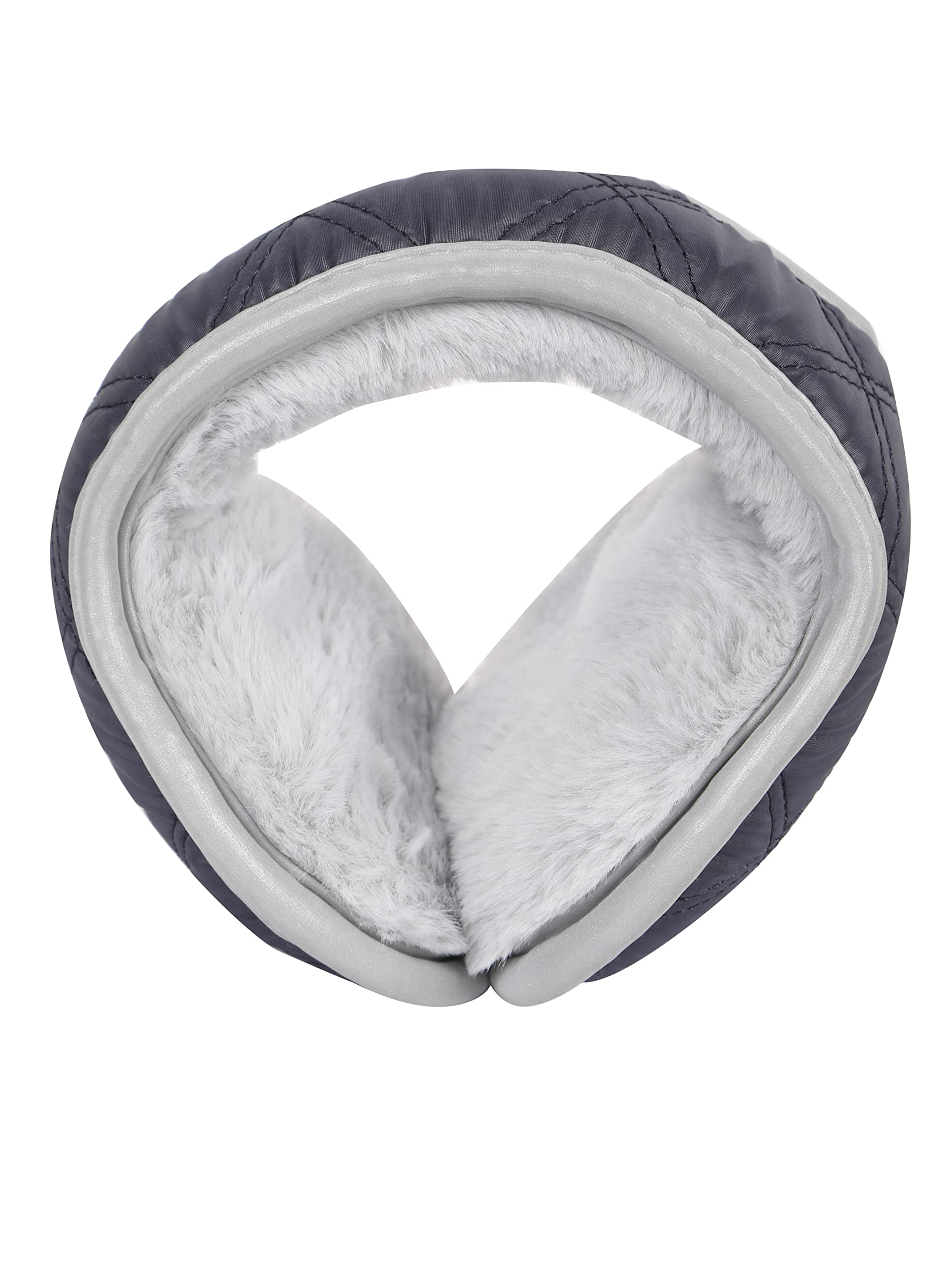 FabSeasons Foldable Winter Outdoor Ear Muffs/Warmer for Men and Women, Fits in your Pocket with reflective strip for night wear 4