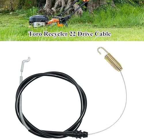 Miniatura 3 de Kimsion Cable de control de tracción 105-1844 para cortadoras de césped autopropulsadas Toro Recycler de 22 pulgadas de ritmo personal 20017, 20031