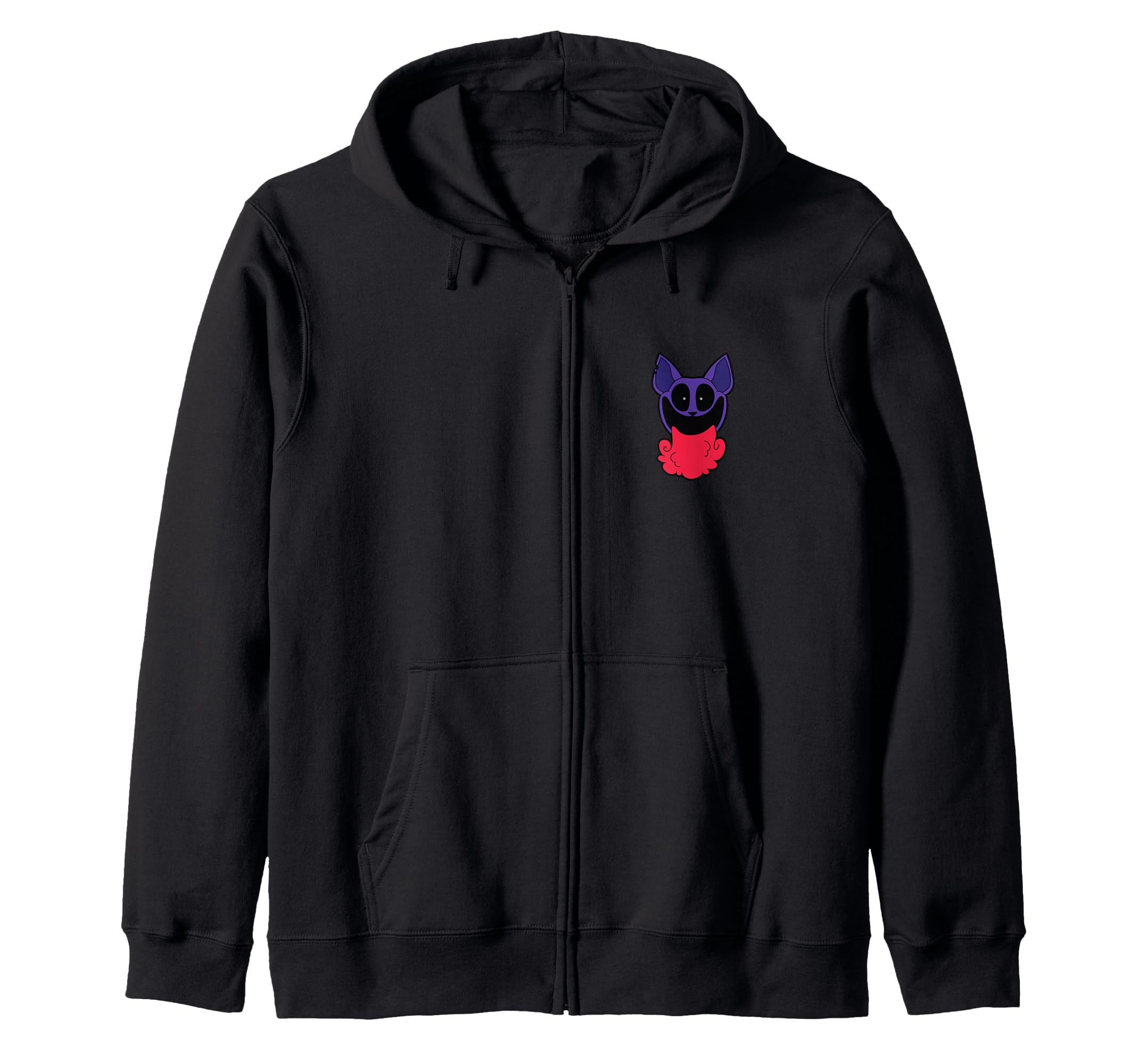 Poppy Playtime CatNap Blowing Red Smoke Halloween Zip Hoodie