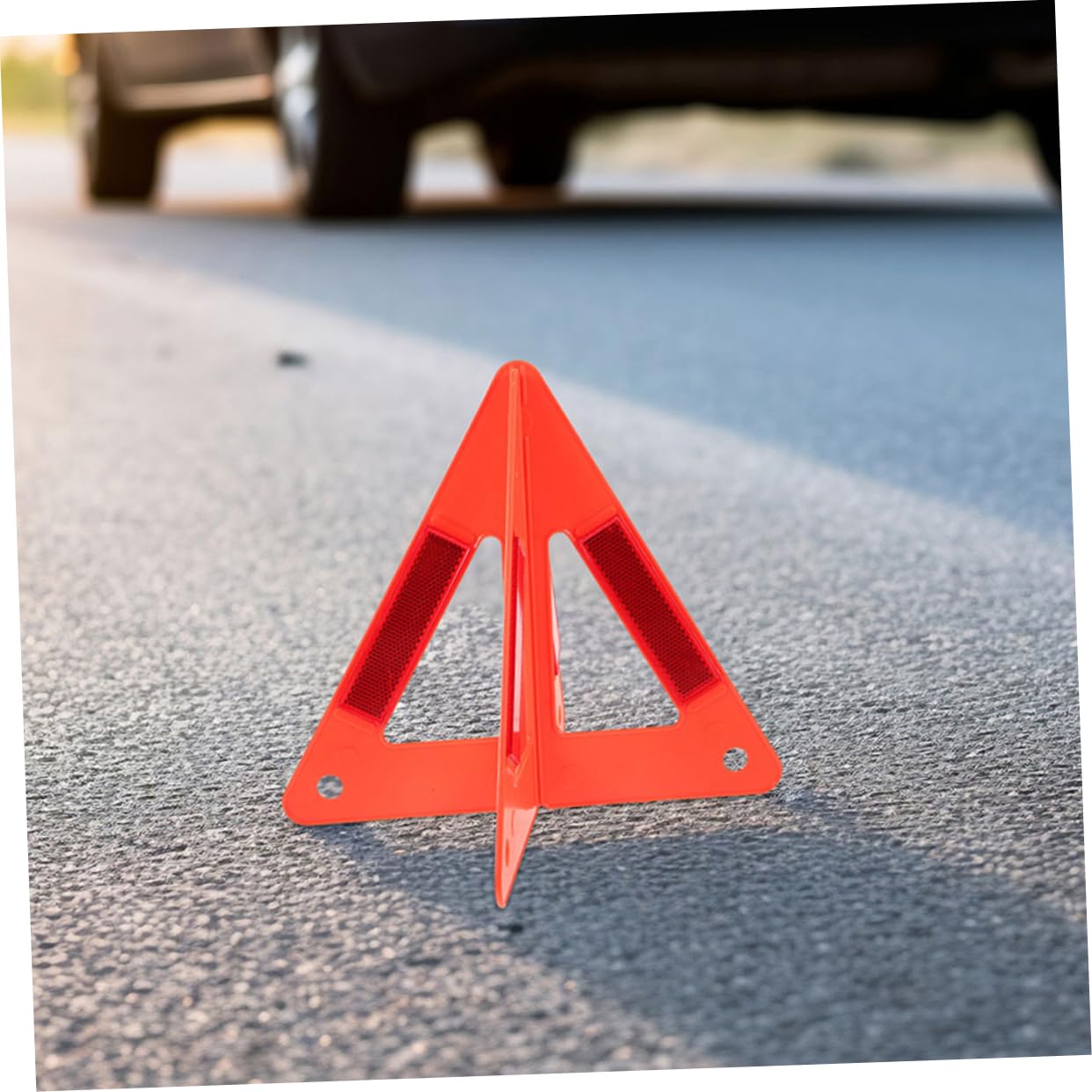 BESTOYARD 5pezzi Triangolo Auto di Sicurezza Riflettente Treppiede di Emergenza per Veicoli Segnale Stradale Pieghevole ad Alta Visibilità per Tutte le Situazioni