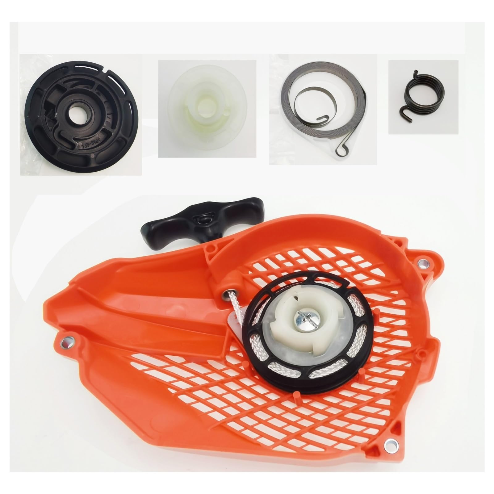 Arrancador Manual por Retroceso con Rueda De Trinquete De Plástico para Motosierra De Mango Superior CS 2511Tes 251Ts.