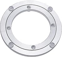 Vista 12 de Placa giratoria de aluminio resistente Lazy Susan con rodamiento giratorio para mesa de comedor (8 pulgadas)