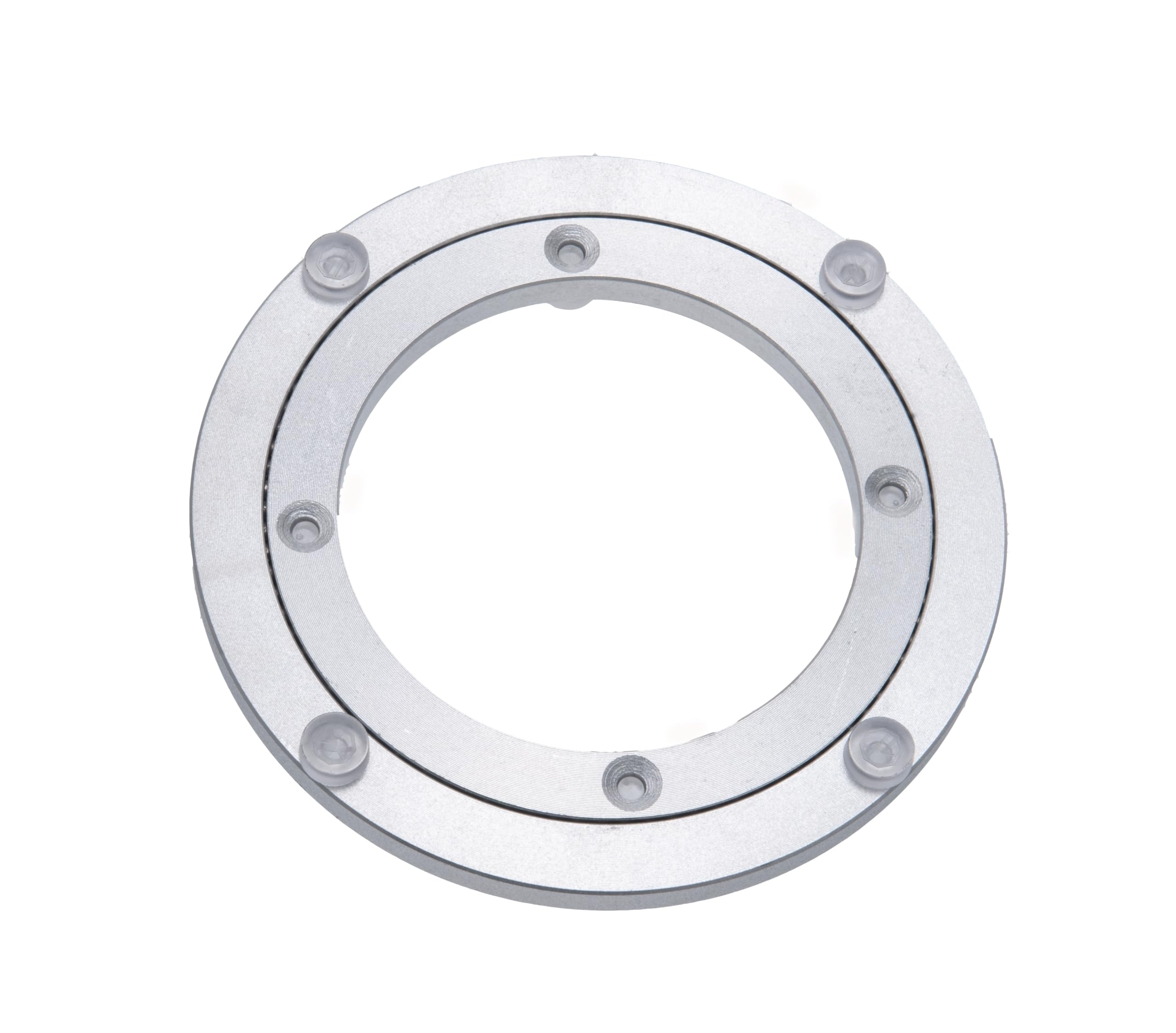 Aluminum Heavy Duty Lazy Susan Rotating Turntable Bearing Swivel Plate Hardware for Dining-Table (6 inch)
